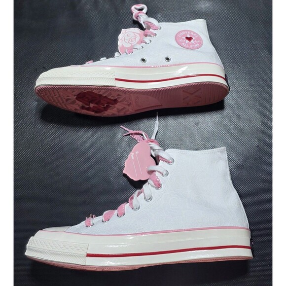 New Converse W Chuck 70 Rose Sneakers Shoes Vintage White A14798C US Size 10.5 - Picture 6 of 11